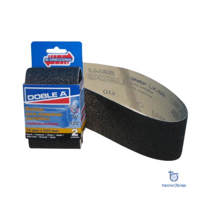 Bandas Tela Madera Fenobond Doble A