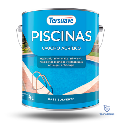Pintura Piscinas Caucho Acrílico Tersuave
