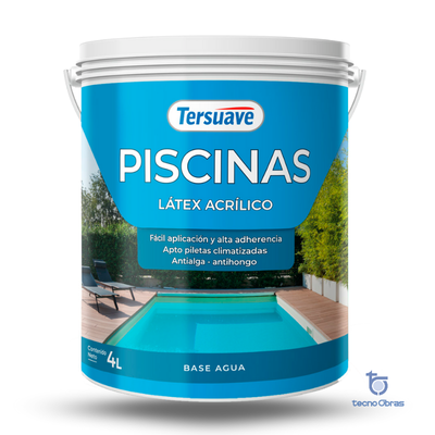 Pintura Piscinas Látex Acrílico Tersuave