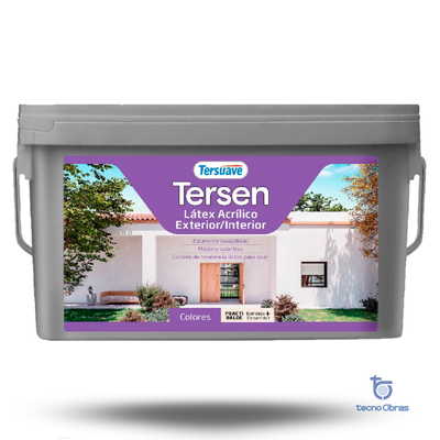 Tersen Látex Acrílico Exterior Interior Colores Tersuave