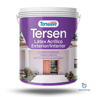 Tersen Látex Acrílico Exterior Interior Tersuave