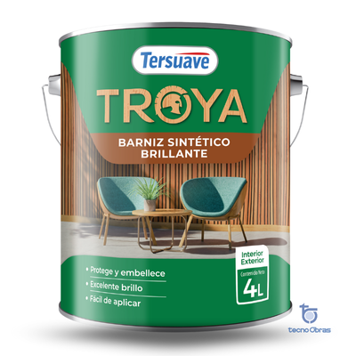 Troya Barniz Sintético Brillante Tersuave