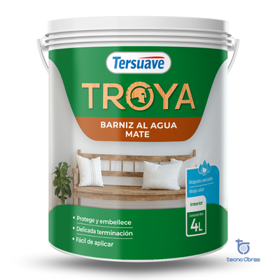 Troya Barniz al Agua Mate Tersuave