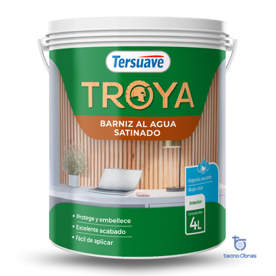 Troya Barniz al Agua Satinado Tersuave