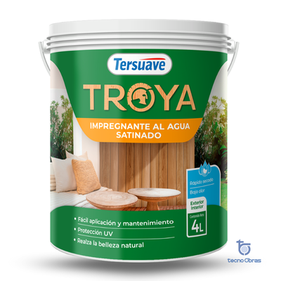 Troya Impregnante al Agua Satinado Tersuave