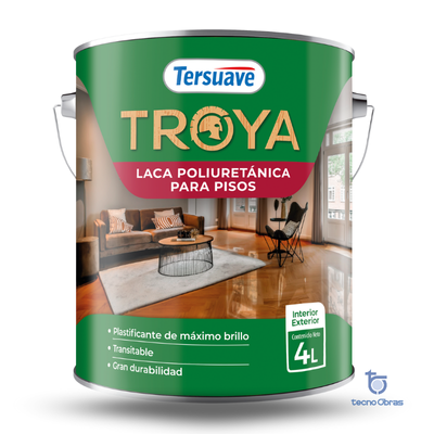 Troya Laca Poliuretánica para Pisos Tersuave