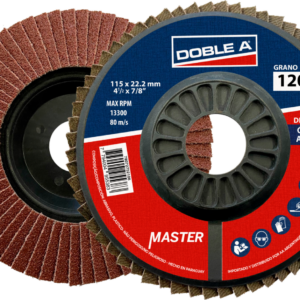 Discos Flap Oxido de Aluminio Master Doble A