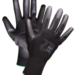 Guantes Negro Baño PU